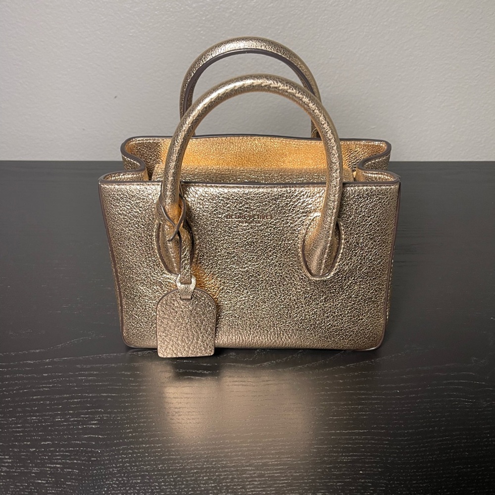 Henri Bendle gold handbag